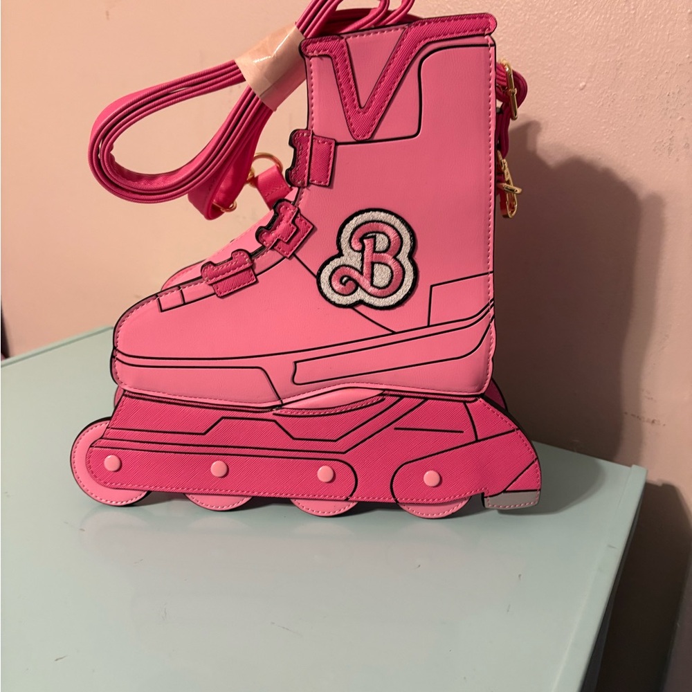 Barbie Pink Roller Skate Crossbody Loungefly Bag AMC Excl. LE 1000
